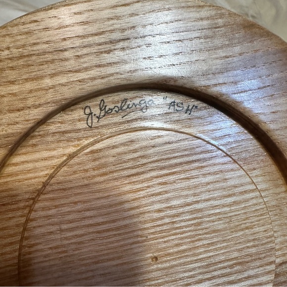 Wooden Ash bowl handmade - Picture 4 of 6